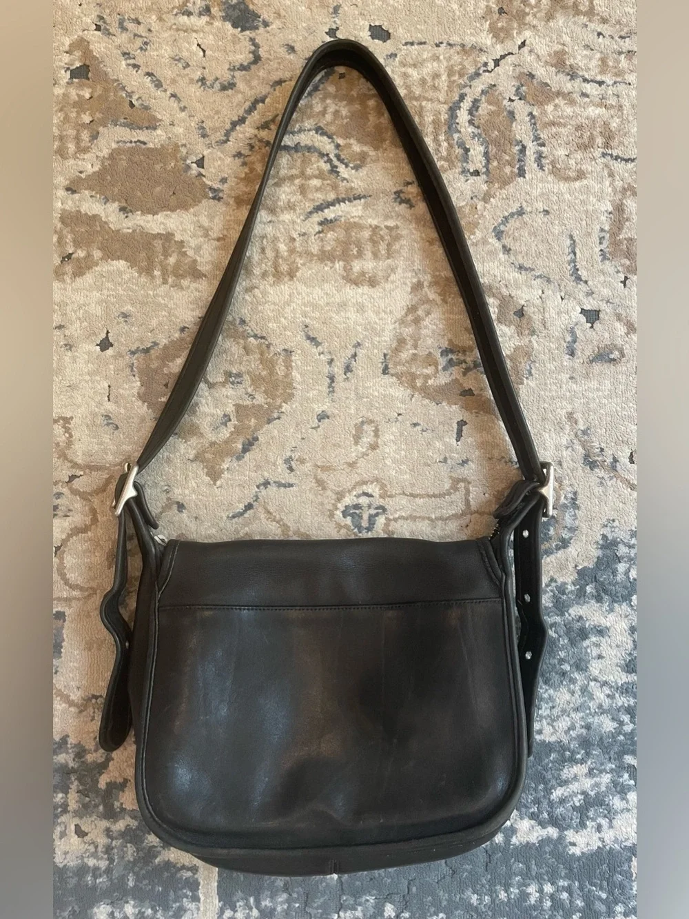 Coach Vintage 9951 Patricia Legacy Black Leather Crossbody Bag